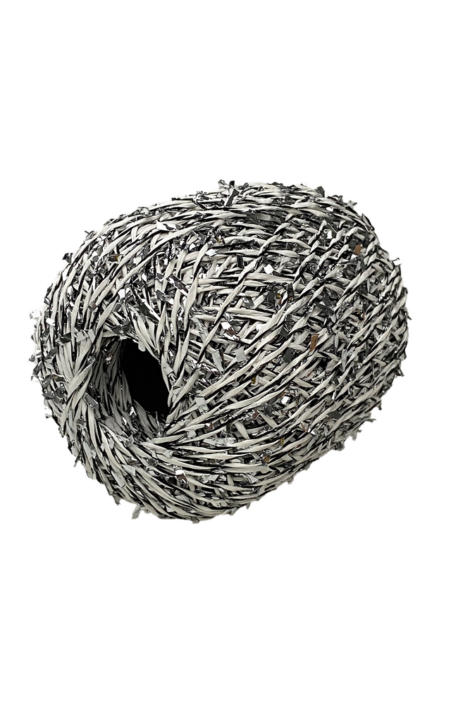 Konfetili İp 50 gr. 65 mt. | Beyaz Gümüş