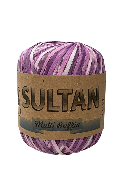 SULTAN - Ebruli Rafya İp 80 gr. | Lila