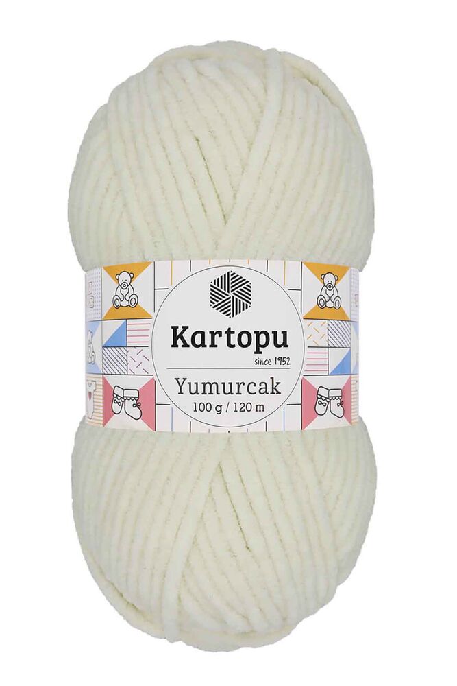 Пряжа Kartopu Yumurcak 100гр.K011/кремовый 