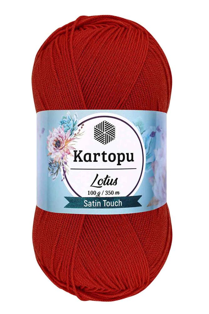 Пряжа Kartopu Lotus 100 гр. |K101 гранатовый 