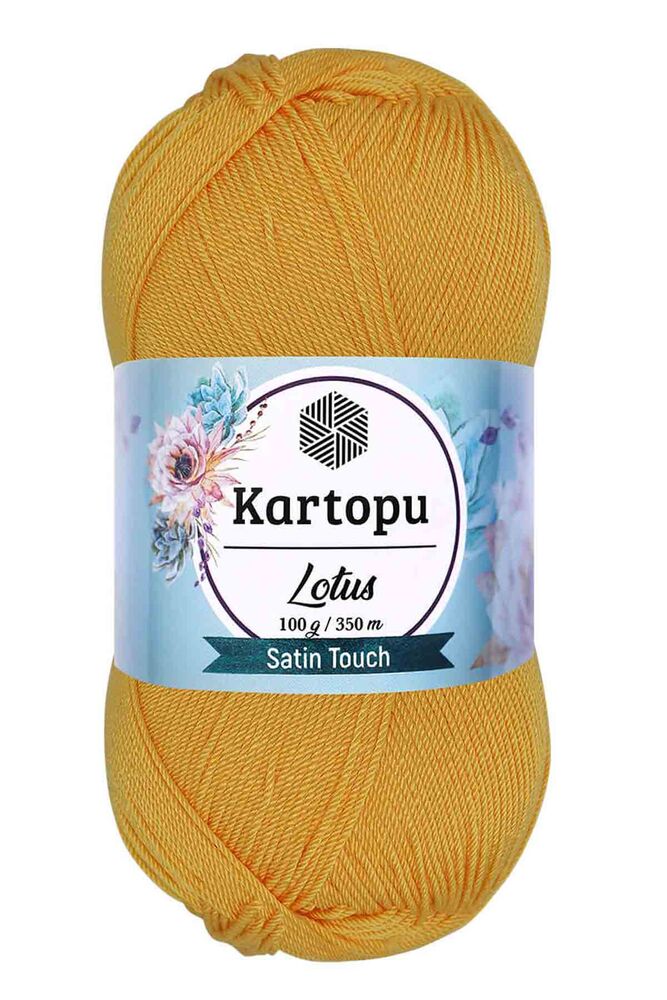 Пряжа Kartopu Lotus 100гр./K318тёмно-жёлтый 