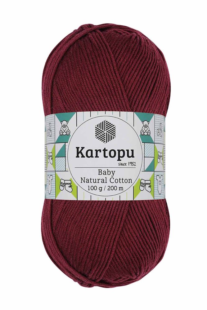 Kartopu Baby Natural Cotton El Örgü İpi Bordo K113