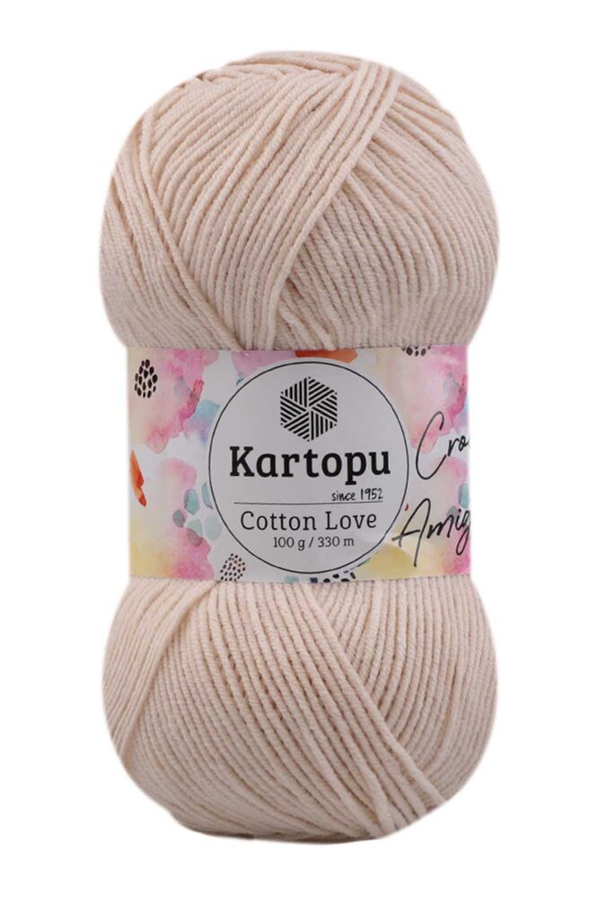 Kartopu Cotton Love El Örgü İpi | Ekru K354