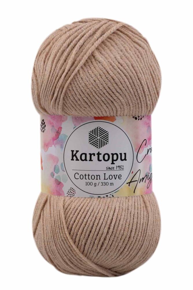 Kartopu Cotton Love El Örgü İpi | Bej K837