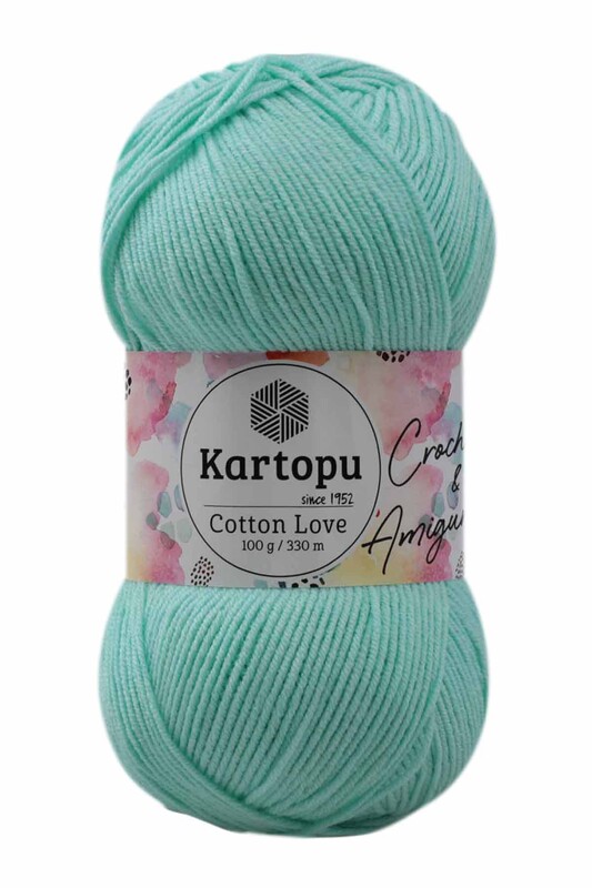 KARTOPU - Kartopu Cotton Love El Örgü İpi | Mint Yeşil K507