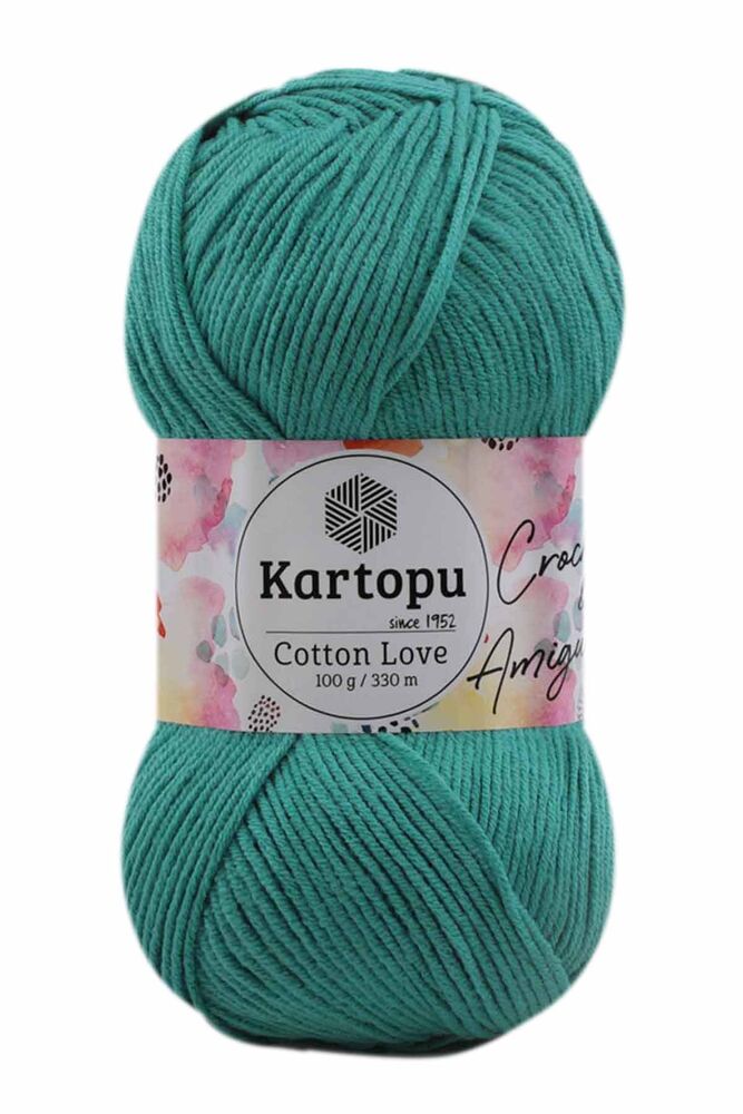 Kartopu Cotton Love El Örgü İpi | Yeşil K418