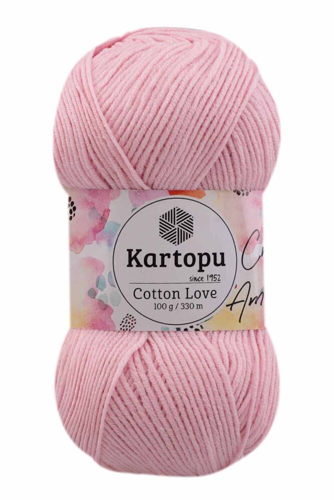 Kartopu Cotton Love El Örgü İpi | Açık Pembe K768