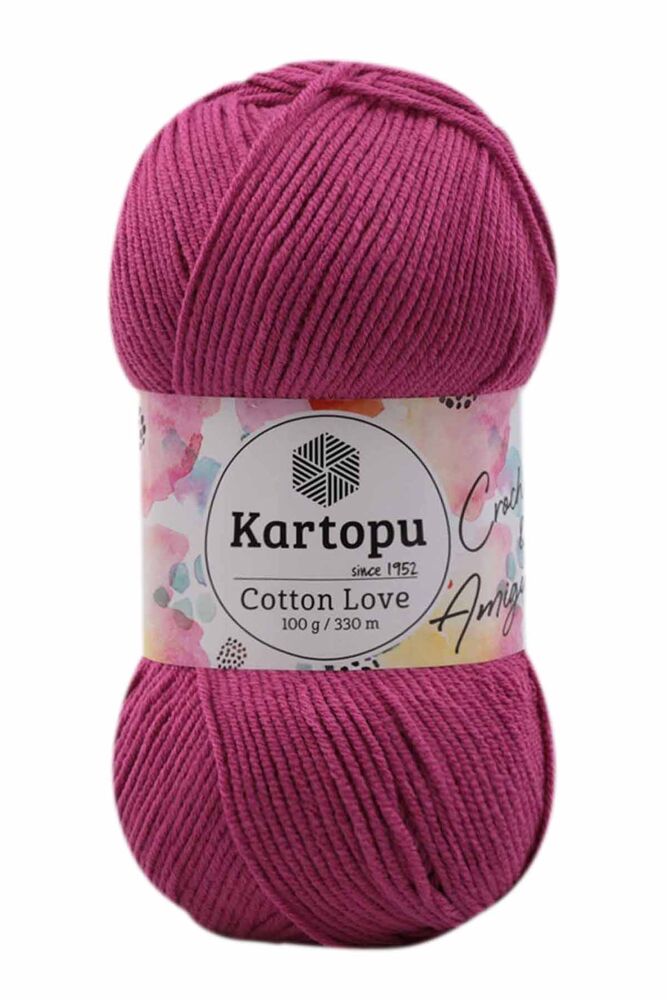 Kartopu Cotton Love El Örgü İpi | Fuşya K730