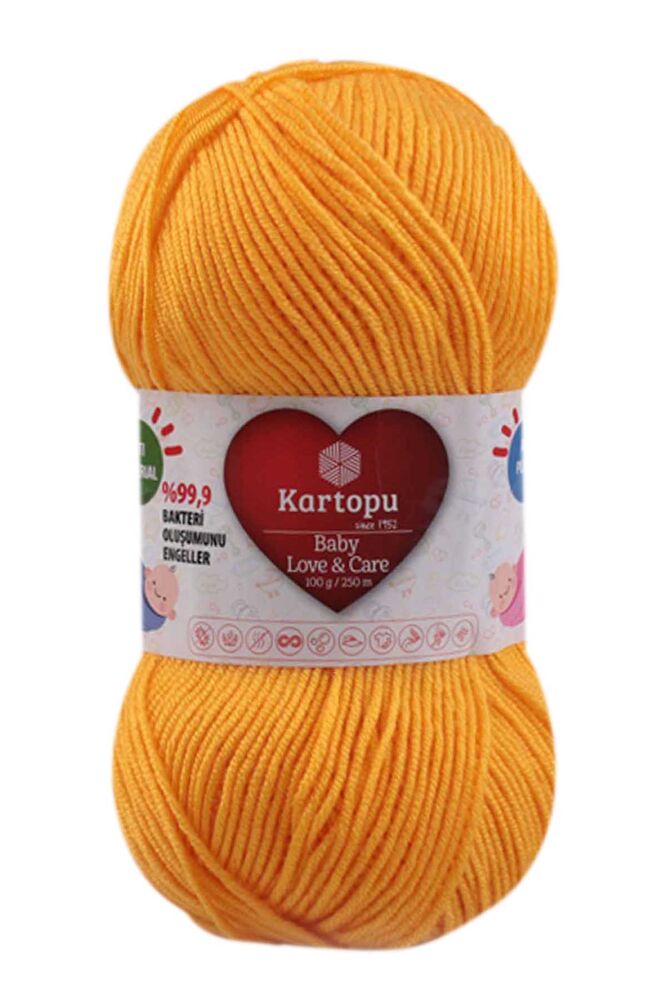 Kartopu Baby Love & Care El Örgü İpi | Sarı K154