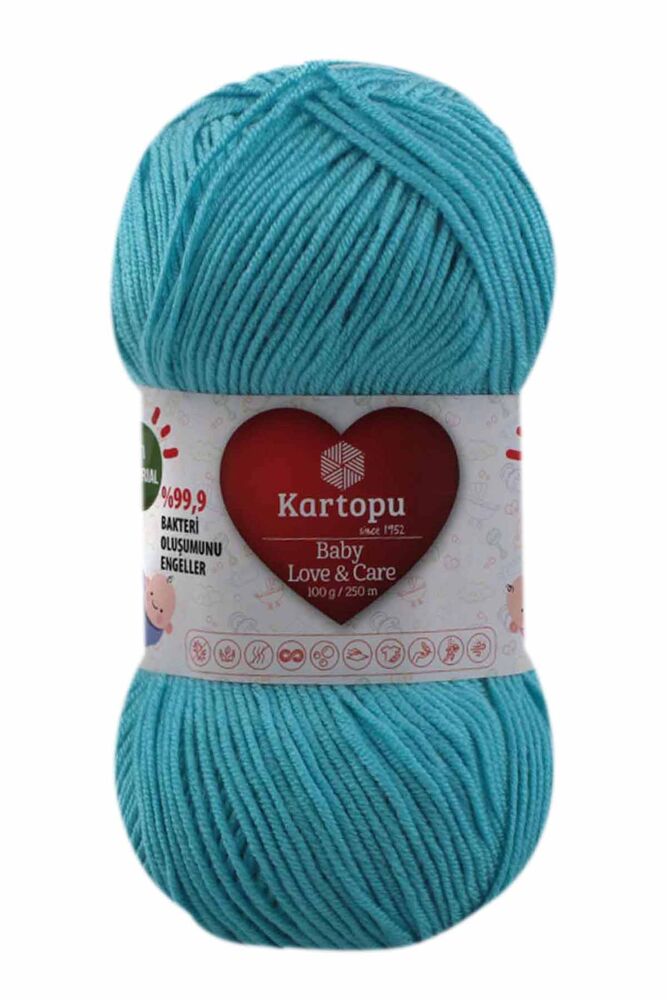 Kartopu Baby Love & Care El Örgü İpi | Turkuaz K576
