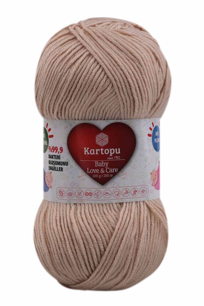 Kartopu Baby Love & Care El Örgü İpi | Bej K855