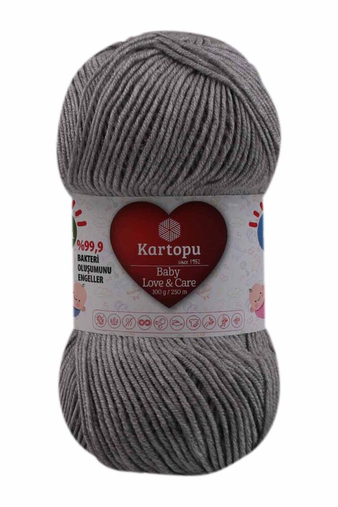 Kartopu Baby Love & Care El Örgü İpi | Gri K1000