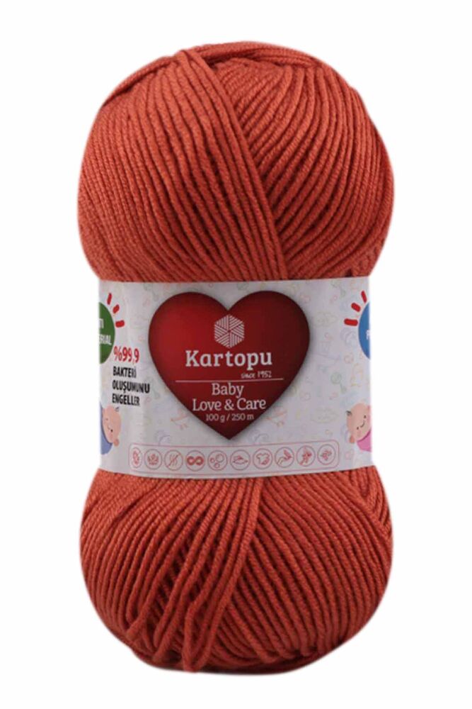 Kartopu Baby Love & Care El Örgü İpi | Kiremit K1210