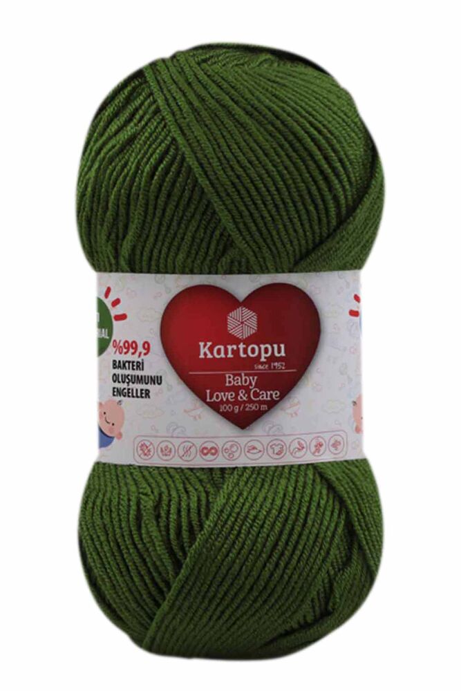 Kartopu Baby Love & Care El Örgü İpi | Yeşil K1391