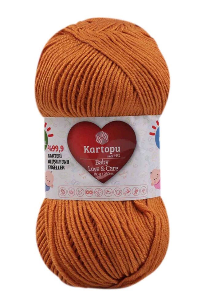 Kartopu Baby Love & Care El Örgü İpi | Hardal K1854