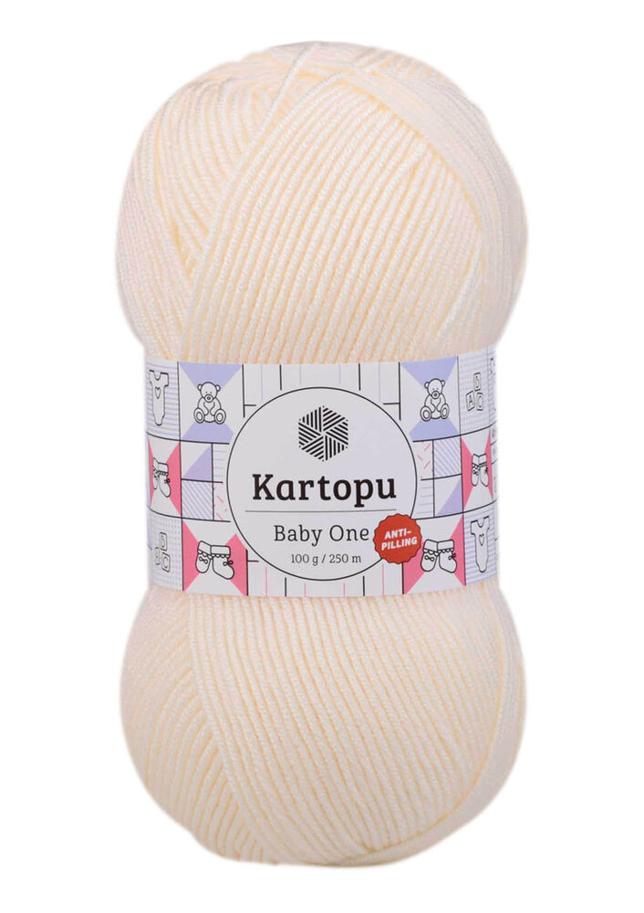 Kartopu Baby One El Örgü İpi | Krem K025