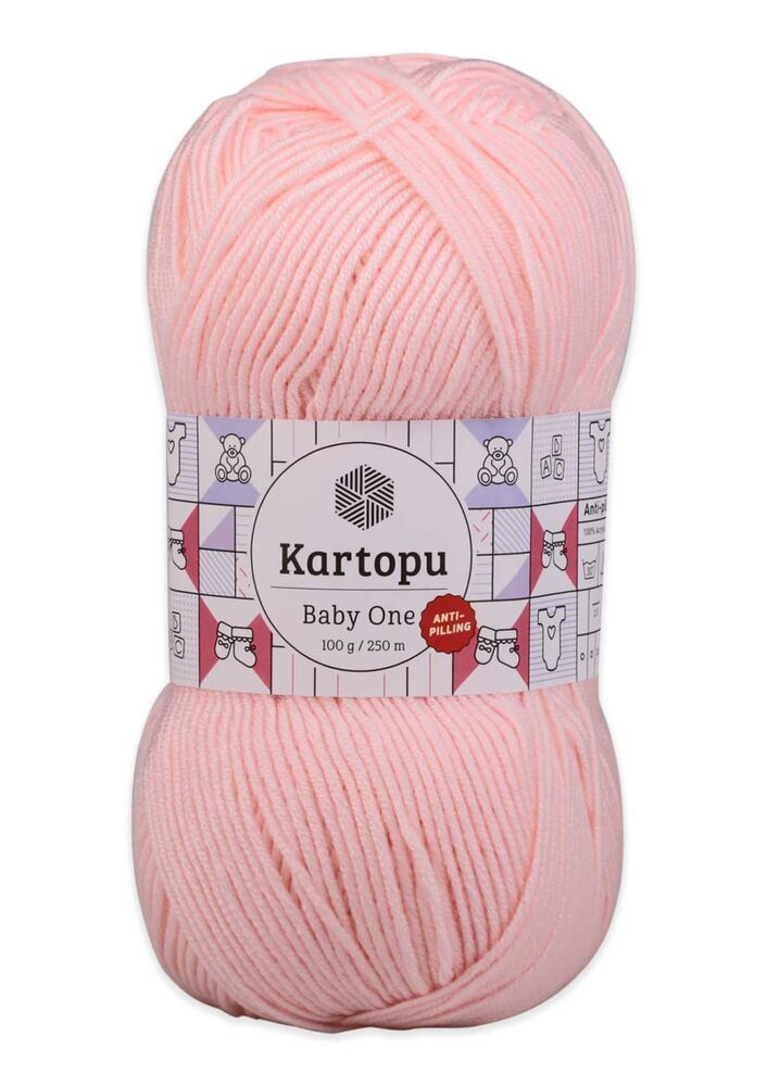 Kartopu Baby One El Örgü İpi | Toz Pembe K699