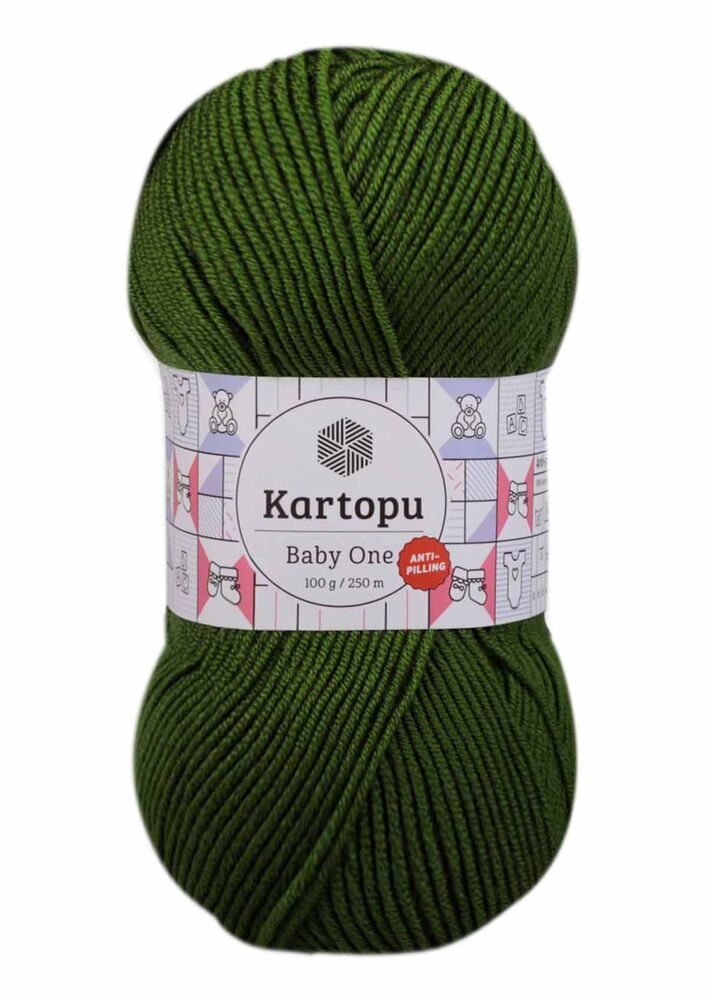 Kartopu Baby One El Örgü İpi | Yeşil K1391