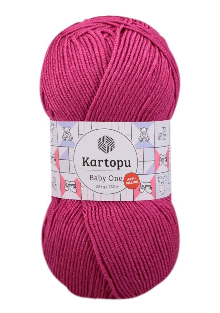Kartopu Baby One El Örgü İpi | Fuşya K245