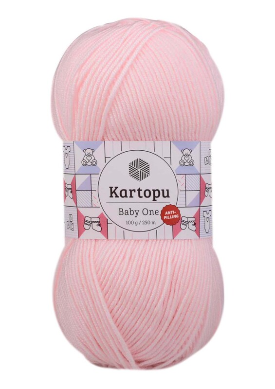 KARTOPU - Kartopu Baby One El Örgü İpi | Pembe K255