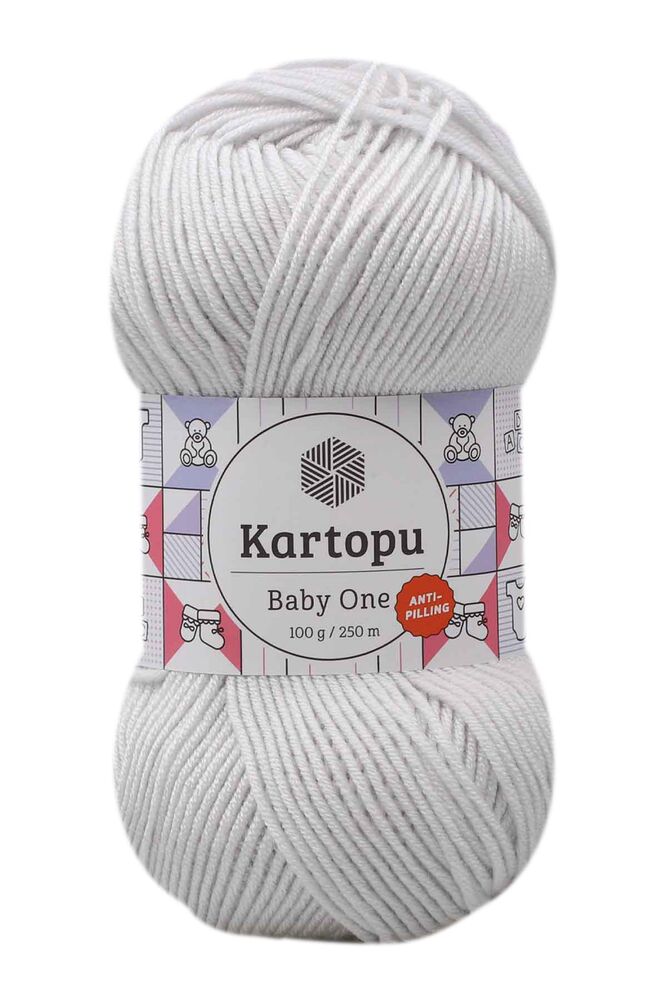 Kartopu Baby One El Örgü İpi | Açık Gri K992