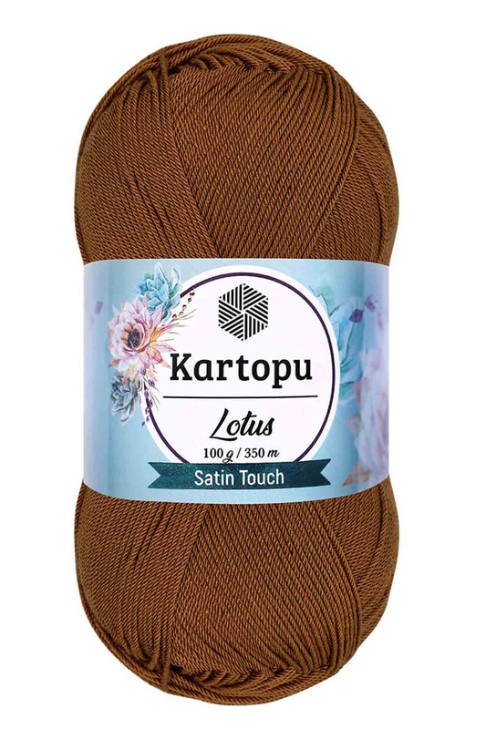 KARTOPU - Kartopu Lotus El Örgü İpi Koyu Hardal K840