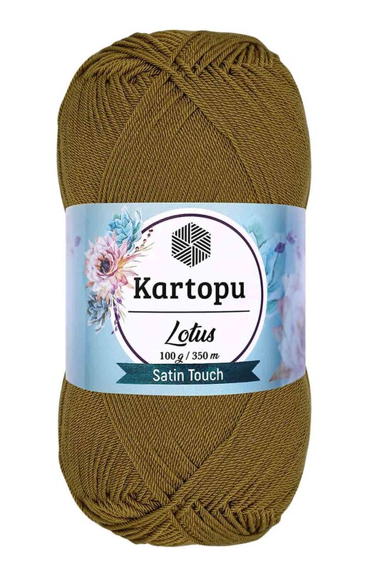KARTOPU - Kartopu Lotus El Örgü İpi Yağ Yeşili K484