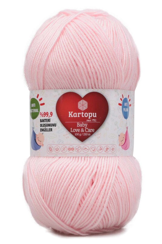 KARTOPU - Kartopu Baby Love & Care El Örgü İpi | Pembe K751