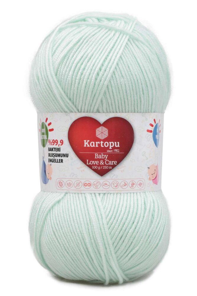 Kartopu Baby Love & Care El Örgü İpi | Su Yeşili K489