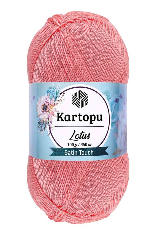 KARTOPU - Kartopu Lotus El Örgü İpi Gül Pembe K766