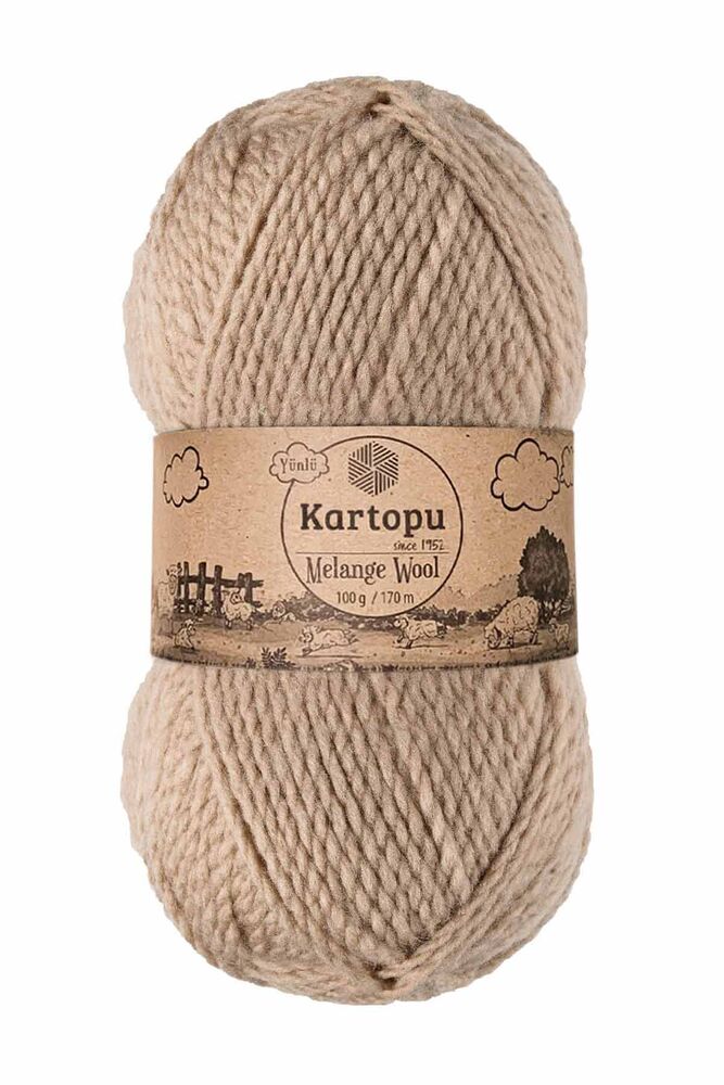 Kartopu Melange Wool El Örgü İpi Kraft K880