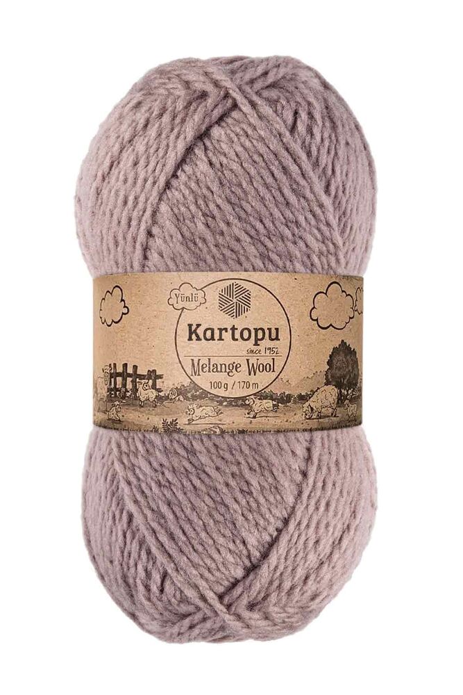 Kartopu Melange Wool El Örgü İpi Üzüm Suyu K713