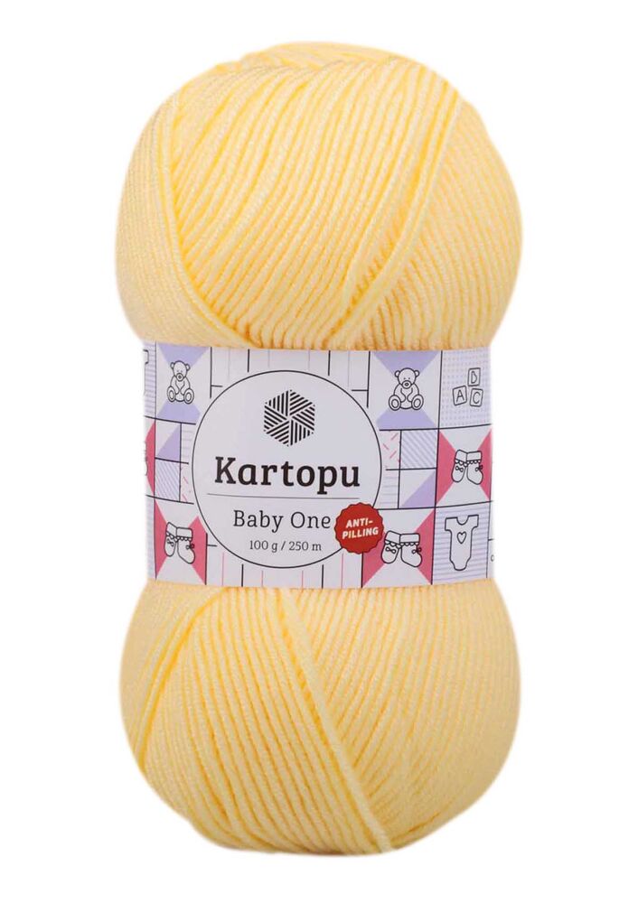Kartopu Baby One Yarn|Light Yellow K331
