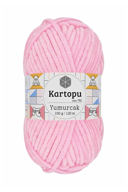 Kartopu Yumurcak El Örgü İpi Pembe K767