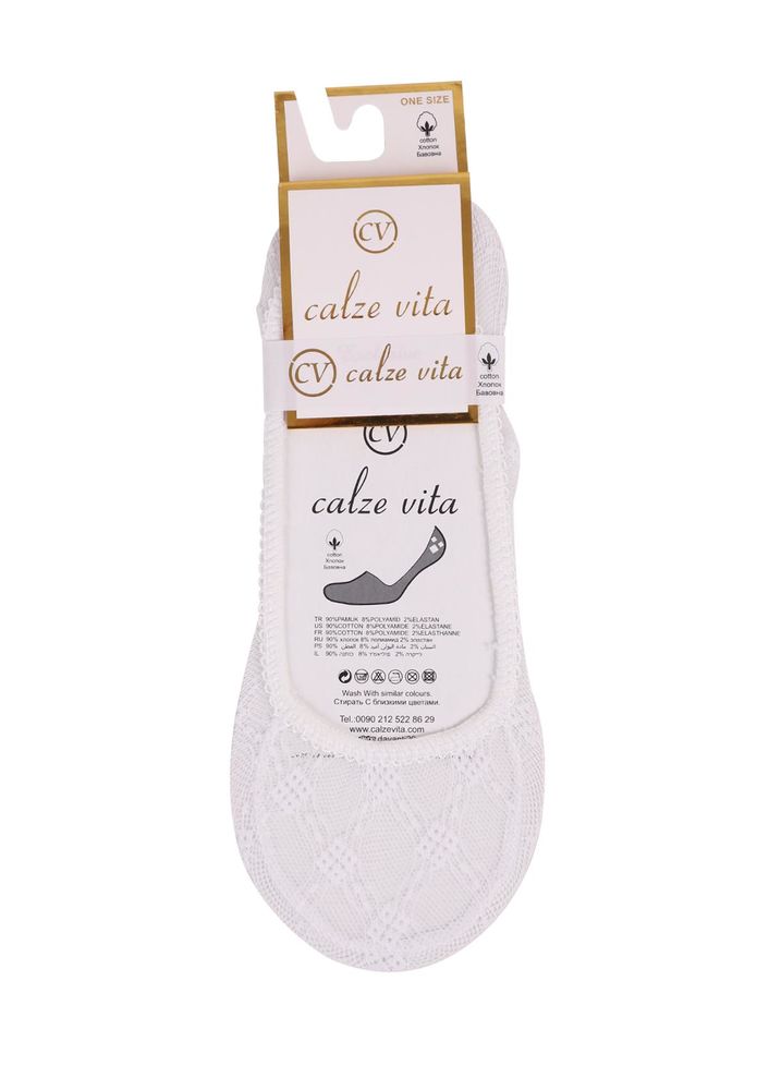 Calze Vita Dantelli Babet Çorap 335 | Beyaz