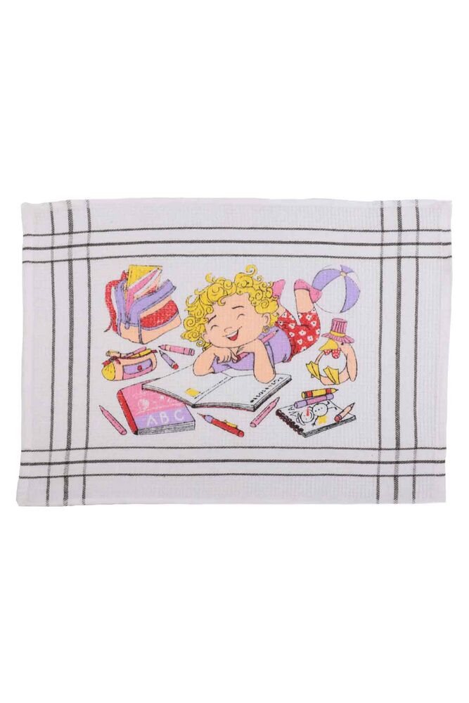 Çocuk Beslenme Örtüsü Neşeli Çocuk Desenli