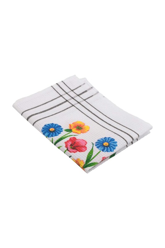 Çocuk Beslenme Örtüsü Çiçek Desenli - Thumbnail