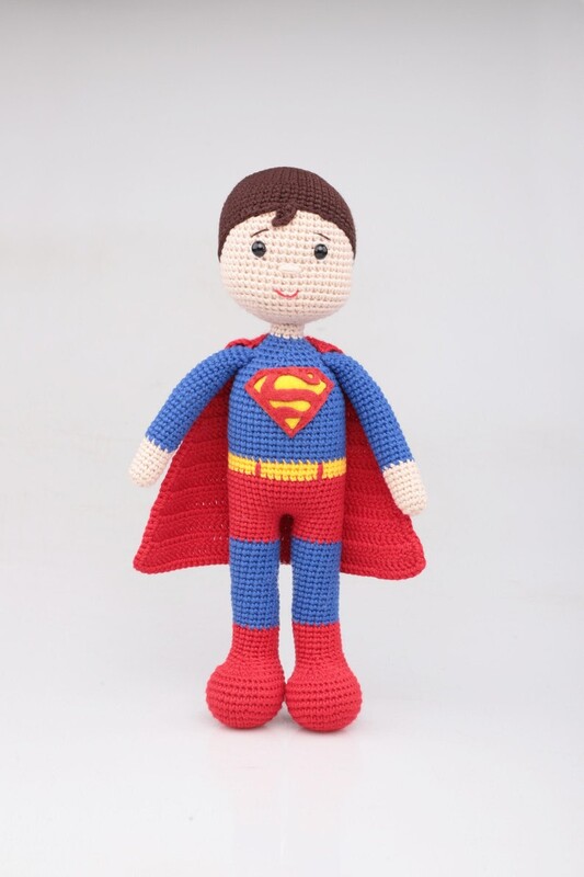 Superman Amigurumi Oyuncak - Thumbnail