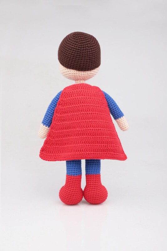 Superman Amigurumi Oyuncak - Thumbnail