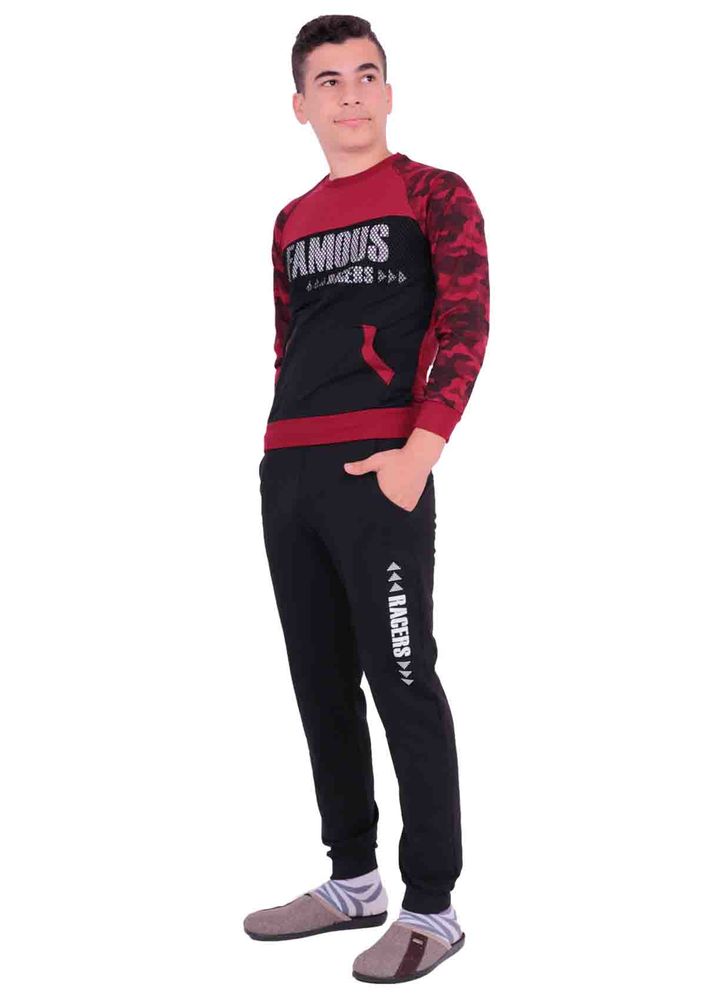 Yuko Kids Tracksuit Set 3008 | Burgundy