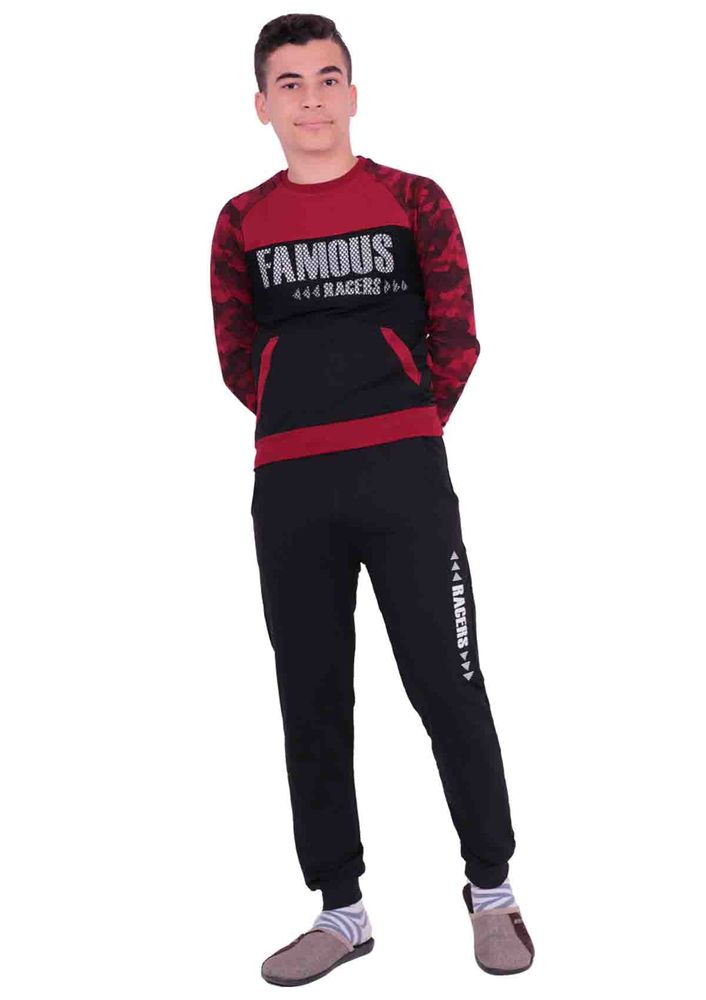 Yuko Kids Tracksuit Set 3008 | Burgundy