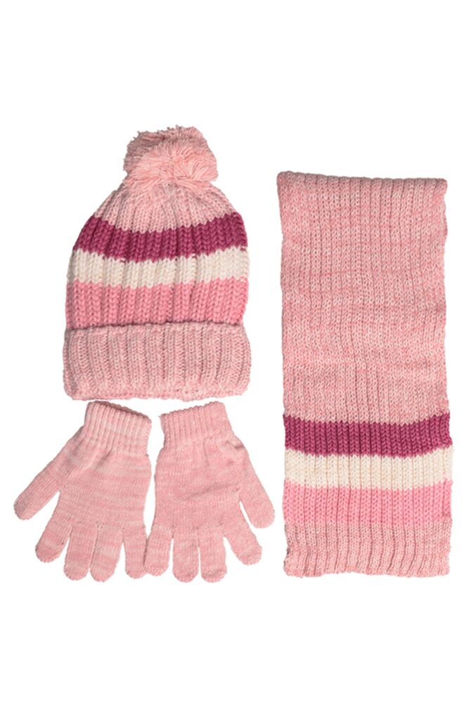 Çocuk Bere Takım 0125 | Pembe