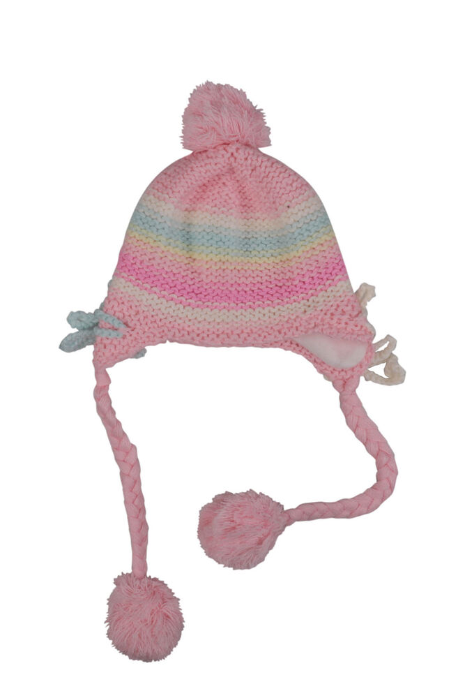 Ponponlu Kız Çocuk Bere | Bebe Pembe
