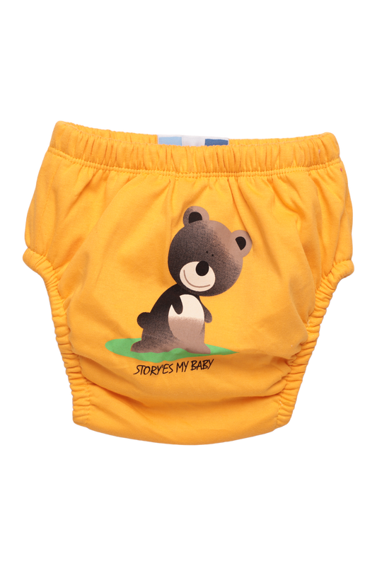 Story Baby - Figürlü Çocuk Alıştırma Külot 7-031 | Hardal