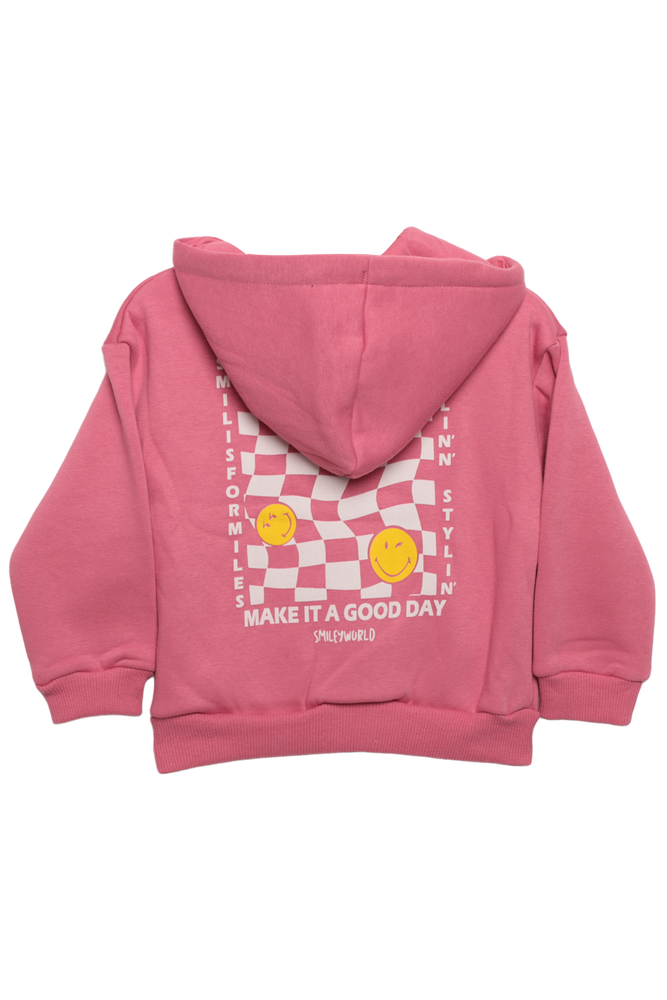 Nakışlı Kız Çocuk Hırka 623617 | Pembe