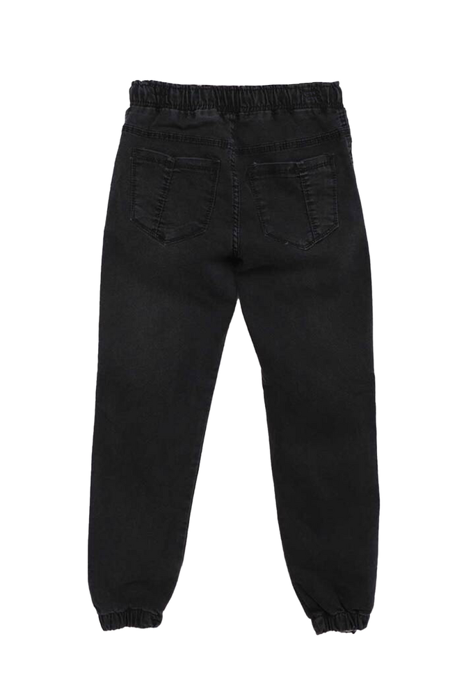 Paça Lastikli Cepli Kot Pantolon | Füme