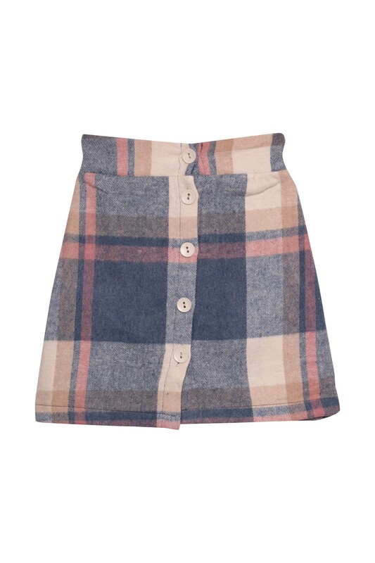 Kız Çocuk Etekli Takım 5050 | Mavi - Thumbnail