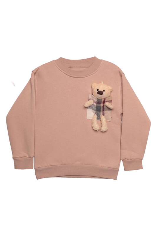 Kız Çocuk Etekli Takım 5050 | Bej - Thumbnail