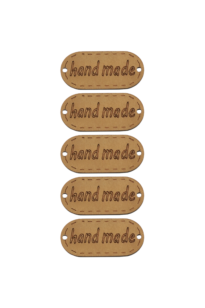 Deri Handmade Etiket 5 li Model 27 | Açık Kahve