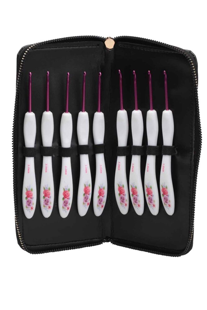 Suni Deri Tığ Cüzdanı | Siyah